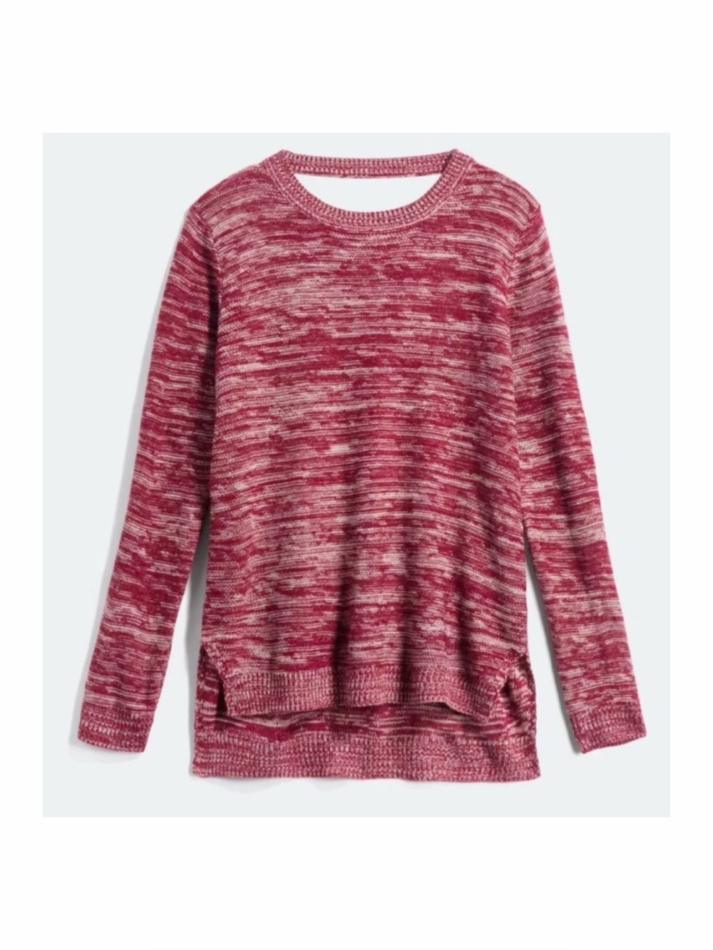 Madison Lilly Cora Back Detail Pullover in Red